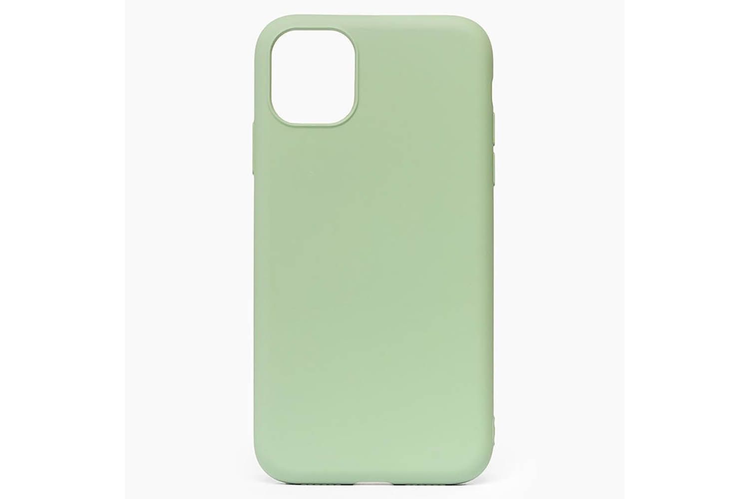 Чехол силиконовый для Apple iPhone 11 (бледно зеленый)