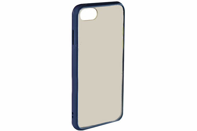 Чехол пластиковый для Apple iPhone 7, Apple iPhone 8 Shell (черный-синий)