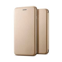 Чехол книжка для INFINIX SMART 6 Plus (золото)