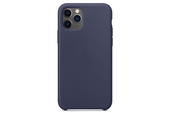 Чехол силиконовый для Apple iPhone 11 Pro (полуночный синий)