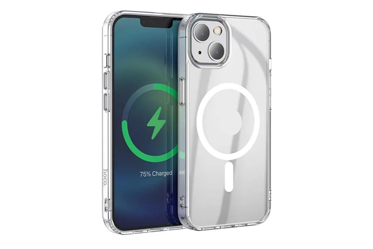 Чехол силиконовый для Apple iPhone 13 Clear Case 2mm с MagSafe (прозрачный)
