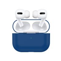 Чехол силиконовый для Airpods Pro 2 (тёмно - синий))