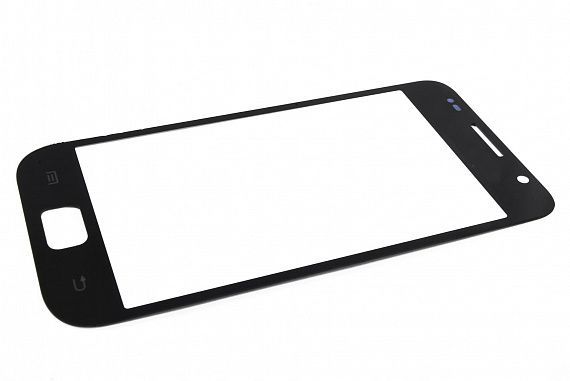 Стекло Samsung i9000 Galaxy S (черный) для переклейки на дисплей