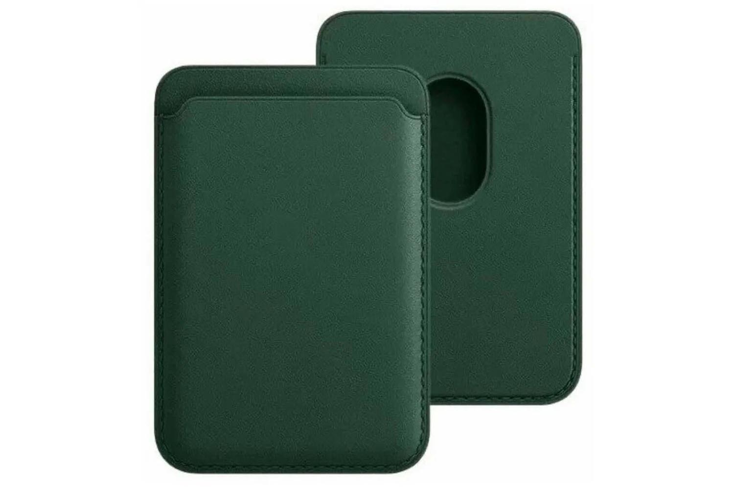 Кожаный Карт Холдер c Magsafe для Apple iPhone (зеленый)