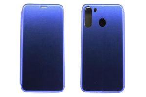 Чехол книжка для Samsung Galaxy A21 SM-A215F (синий)