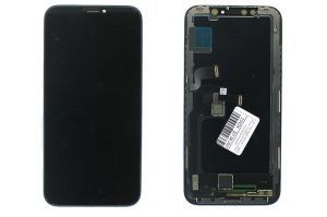 Дисплей Apple iPhone X, Apple iPhone 10 OLED ALG в сборе с сенсором (черный)
