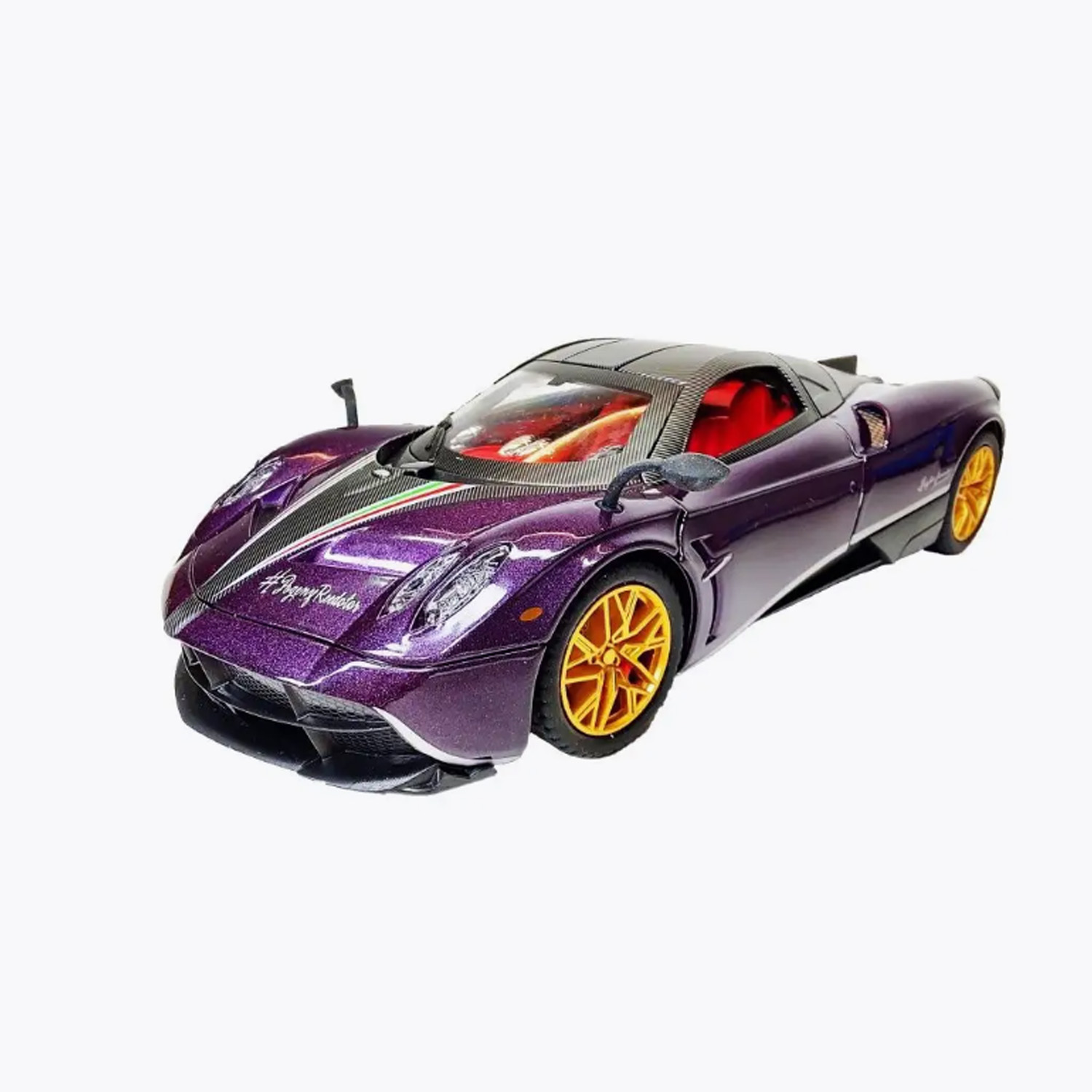 Машинка металлическая Pagani Huayra "Уайра" 20.5см (фиолетовый, белый, черный)