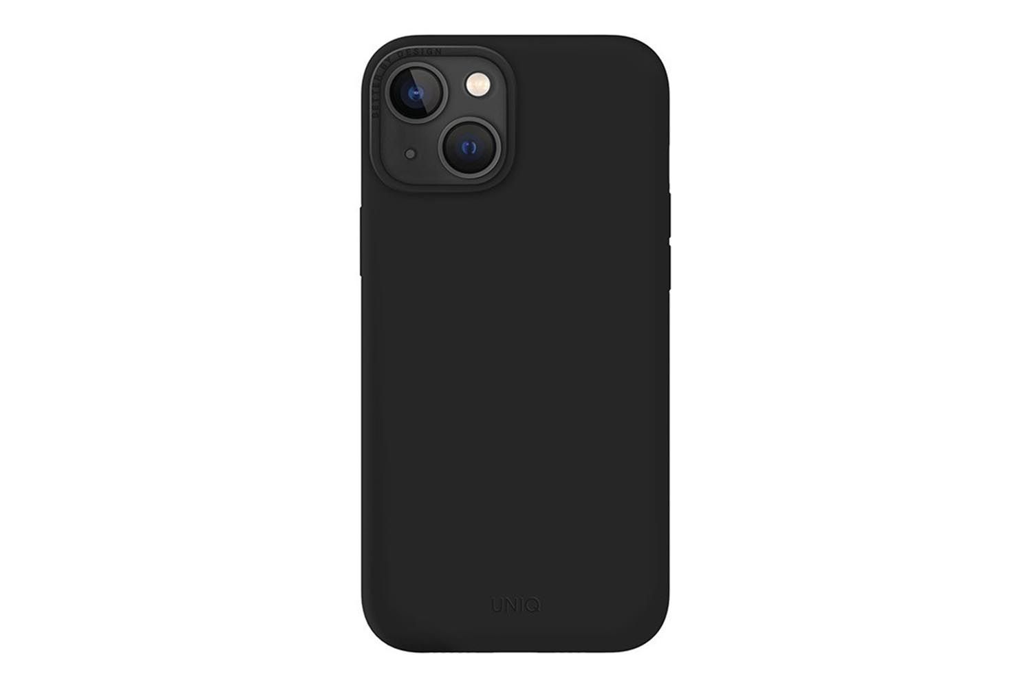 Чехол силиконовый для Apple iPhone 14 (черный)