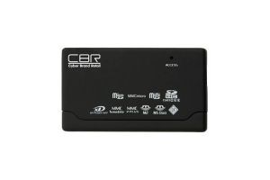 Картридер USB 2.0 CBR CR-455, All-in-one, SDHC