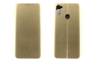 Чехол книжка для Samsung Galaxy A11 SM-A115F (золото)