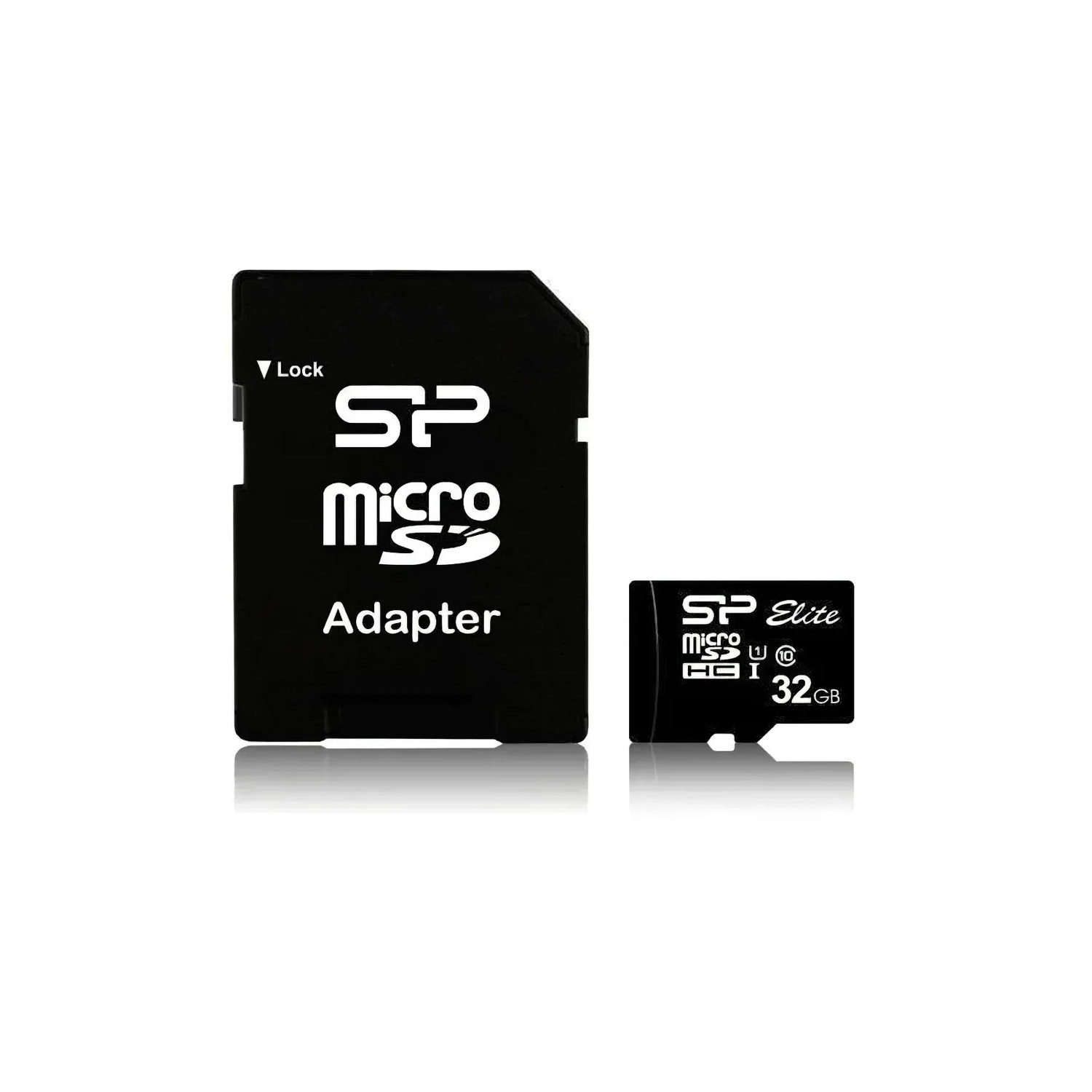 Карта памяти MicroSD 32GB Silicon Power Class 10 Elite UHS-I (R/W 85/15 Mb/s) + SD адаптер