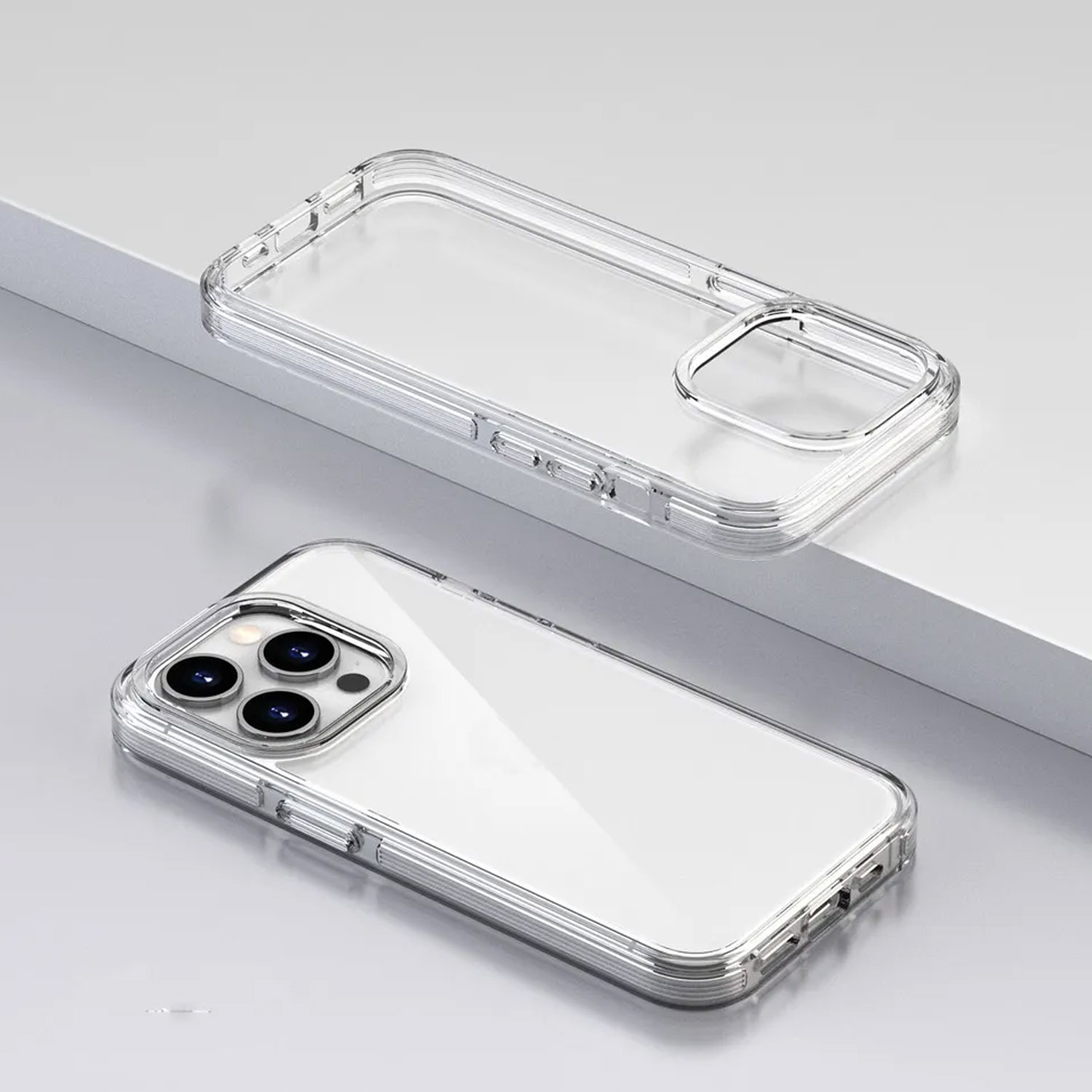 Чехол силиконовый для Apple iPhone 15 Pro Max, Clear Case 2mm (прозрачный)