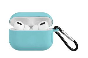 Чехол силиконовый для Airpods Pro (бирюзовый)