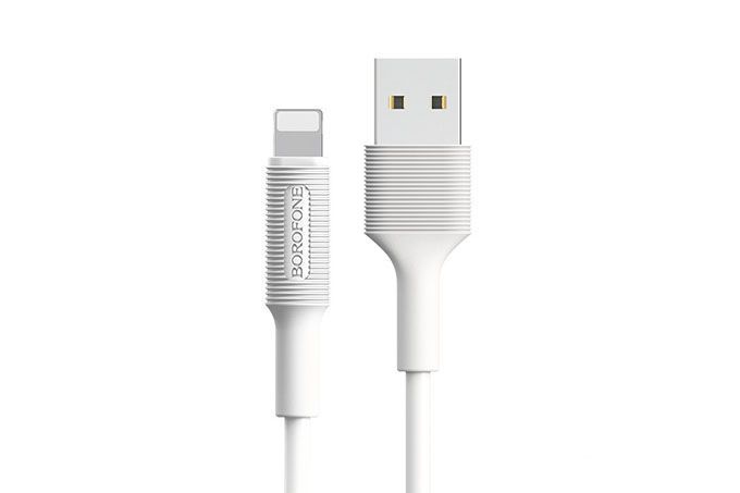 Кабель USB - Lightning BOROFONE BX1 EZSync 2.0A, 1м (белый)
