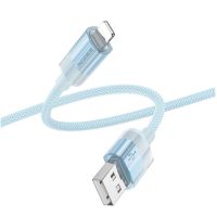 Кабель Borofone BU44 Sincero USB - Lightning (синий)