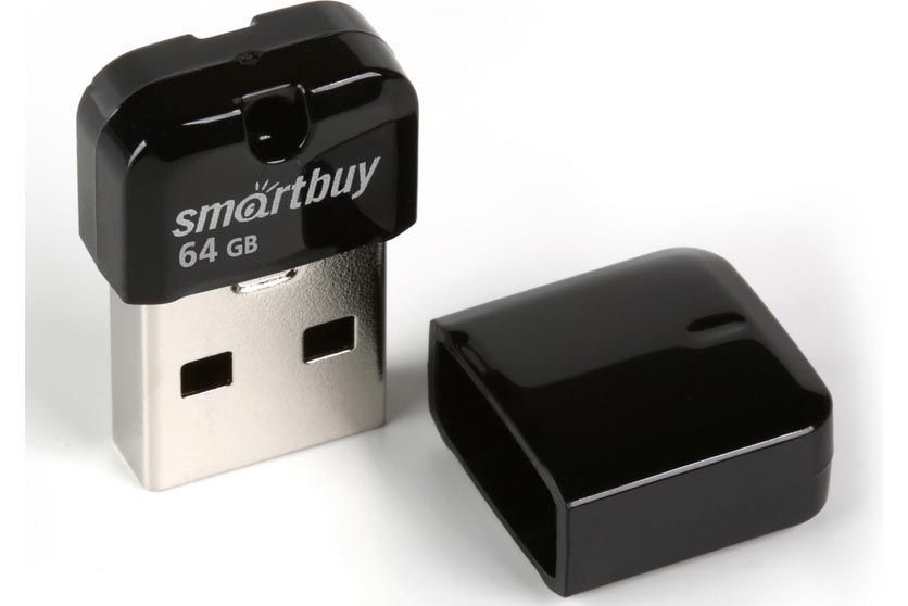 Флеш-накопитель USB 64GB SmartBuy Art (черный)