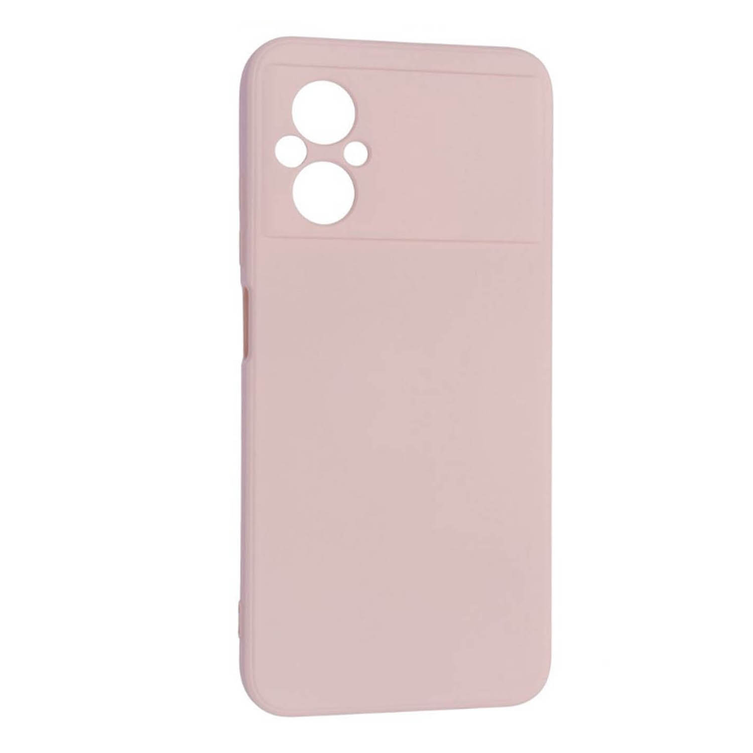 Силиконовый чехол FASHION CASE Xiaomi POCO M5 (светло-розовый)
