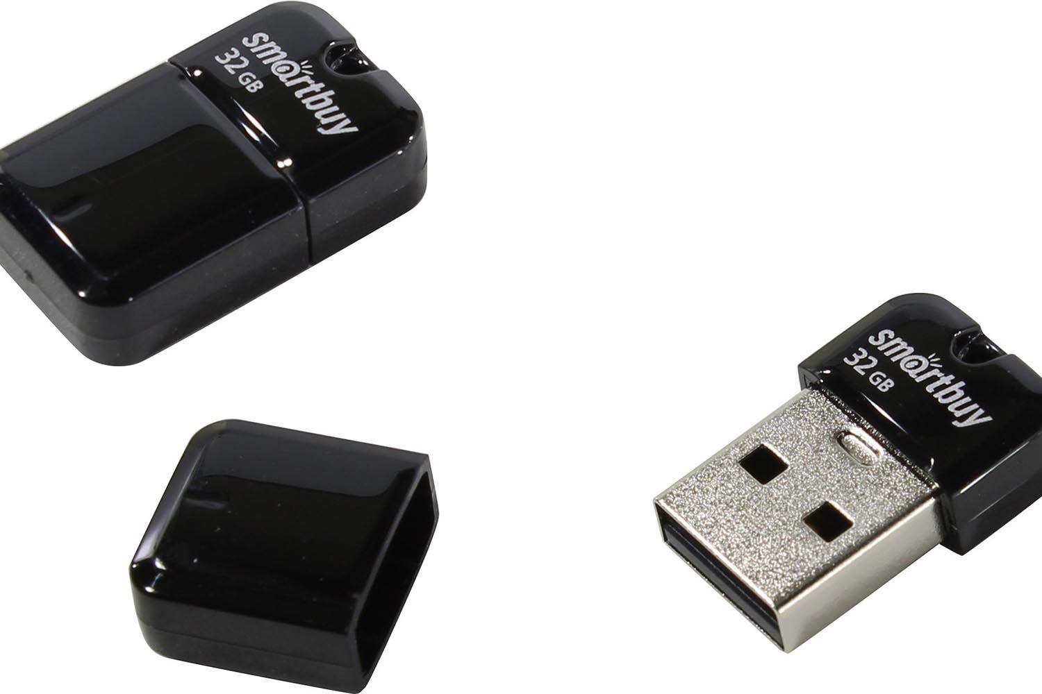 Флеш-накопитель USB  32GB  SmartBuy  Art  (чёрный)