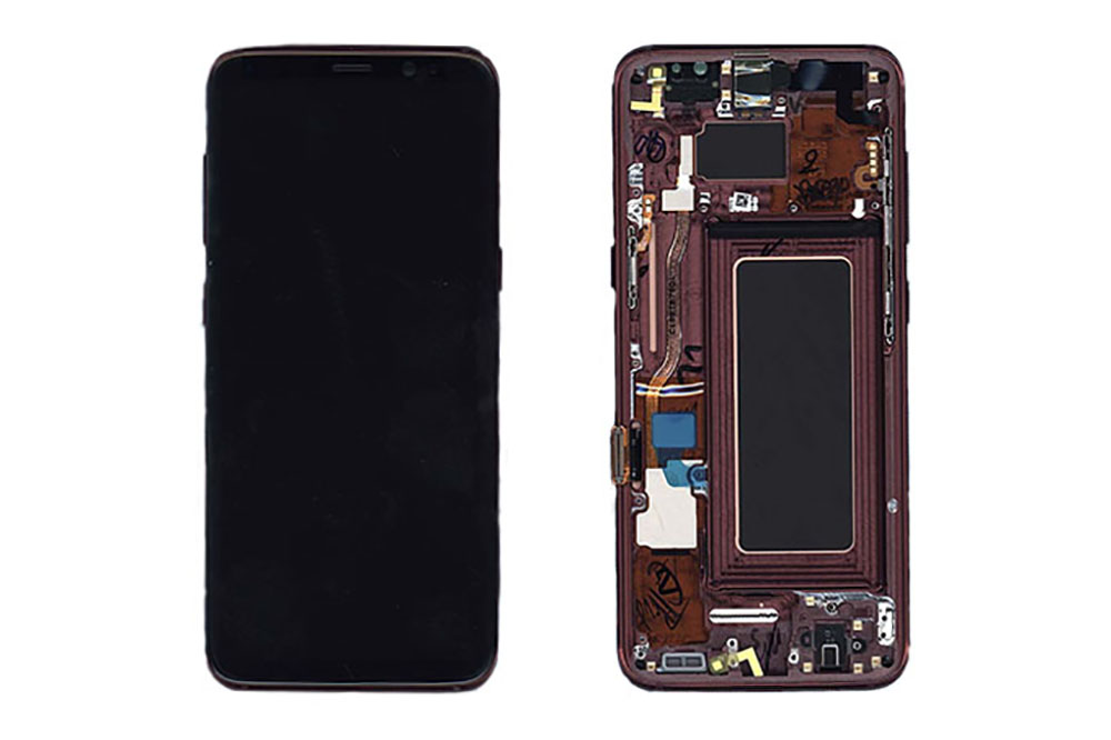 Дисплей Samsung Galaxy S8 SM-G950F (красный) Оригинал GH97-20457G, цена с установкой в АСЦ