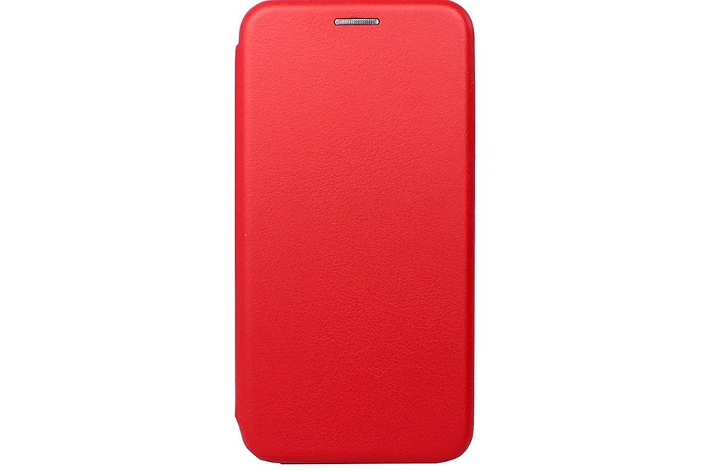 Чехол книжка для Xiaomi Redmi Note 10 (красный)