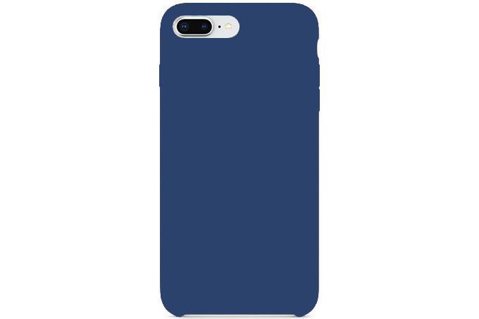 Чехол силиконовый для Apple iPhone 7 Plus, Apple iPhone 8 Plus (синий)