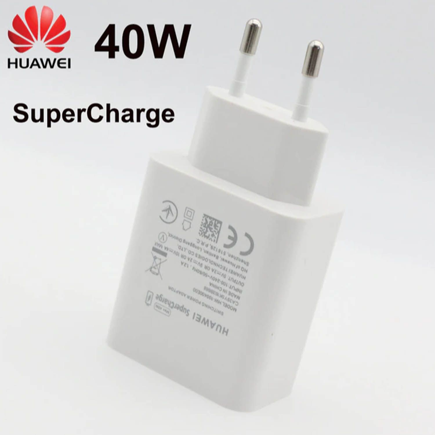 Сетевое зарядное устройство Huawei 40W SuperCharge (белый)