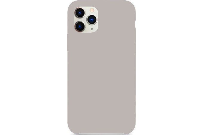 Чехол силиконовый для Apple iPhone 11 Pro Max полное покрытие (серый песок)
