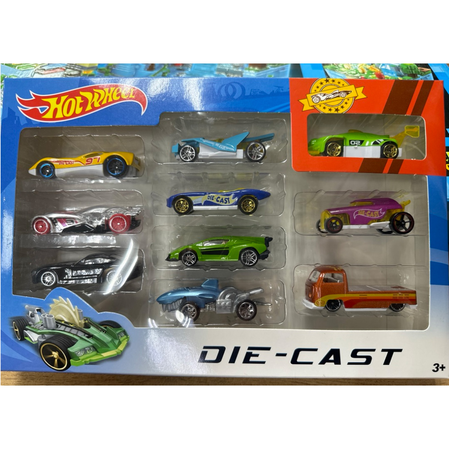 Набор машинок Hot Wheels Die-Cast 10шт.