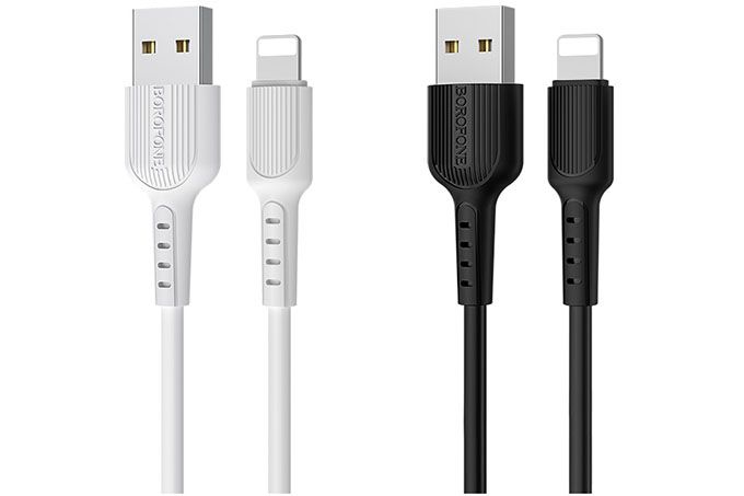 Кабель USB - Lightning BOROFONE BX16 Easy charging cable (белый)