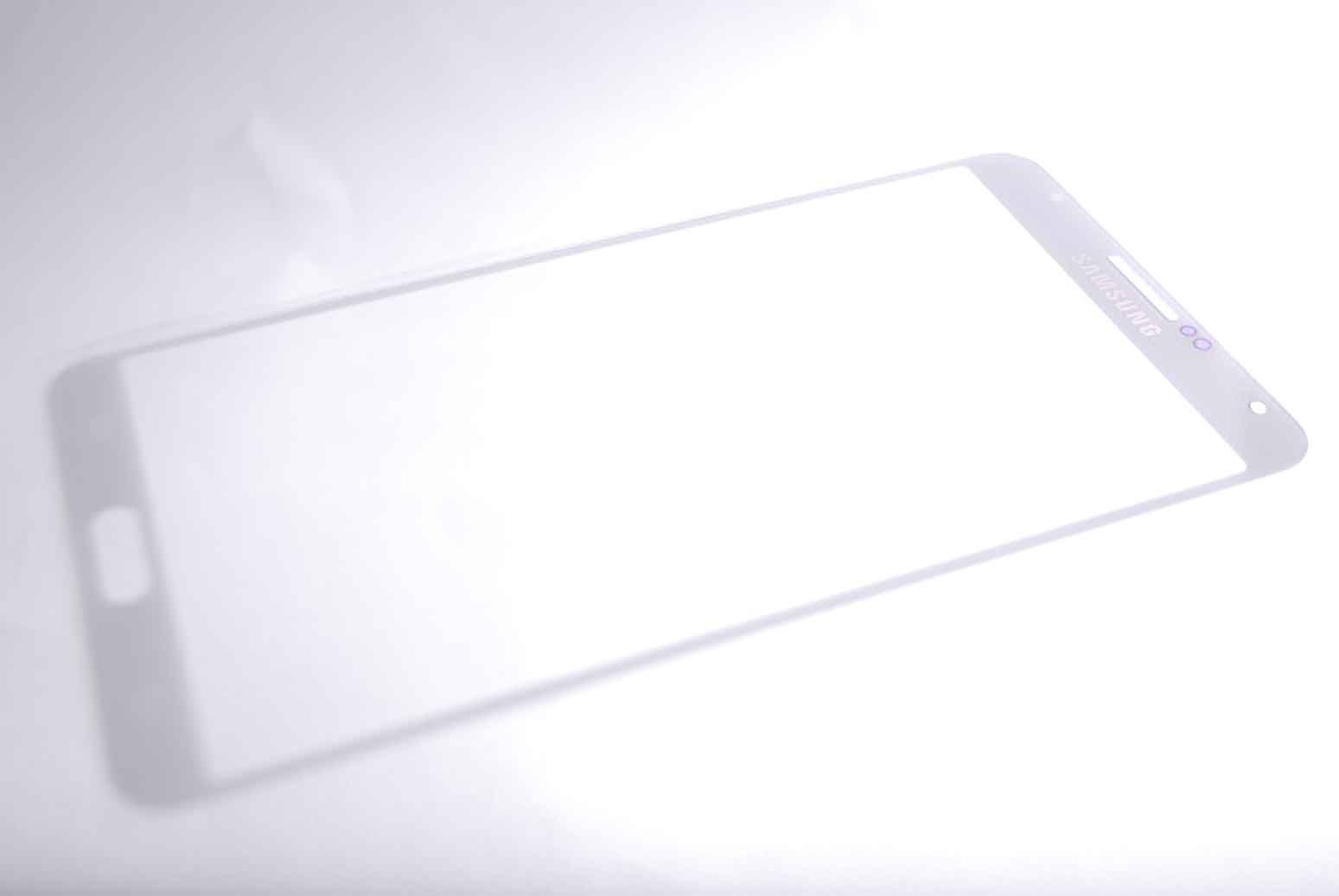 Стекло Samsung N9000 Galaxy Note 3 (белый) для переклейки на дисплей