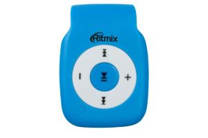 Плеер MP3 RITMIX RF-1010 (голубой) MicroSD (до 16 Гб)
