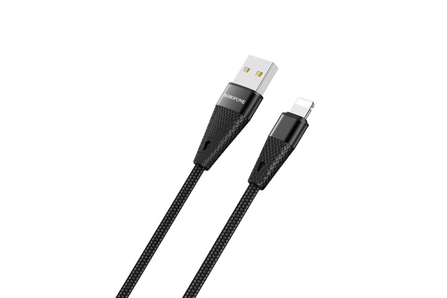 Кабель USB - Lightning BOROFONE BU25 Glory, 1.2м (черный)