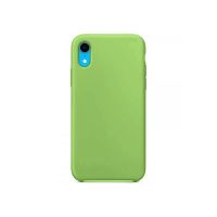 Чехол силиконовый для Apple iPhone Xr (салатовый)