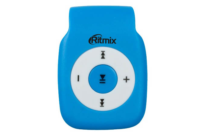 Плеер MP3 RITMIX RF-1015 (голубой) MicroSD (до 16 Гб)