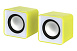 Колонка компьютерная 2.0 SmartBuy, SBA-2820, MINI, пластик, USB, AUX, MP3, цвет: жёлтый