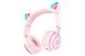 Наушники полноразмерные Bluetooth HOCO W39 Cat ear wireless (розовый)