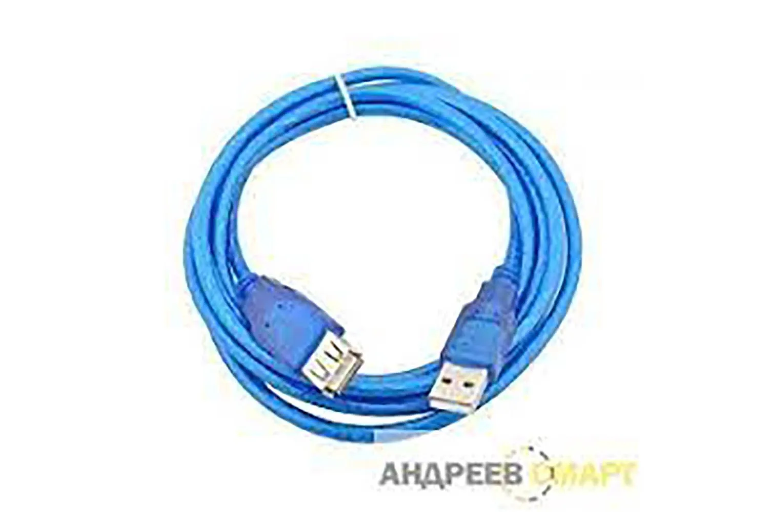 Кабель-удлинитель TELECOM USB2.0 AM-AF, голубая изоляция, 1.8 м.