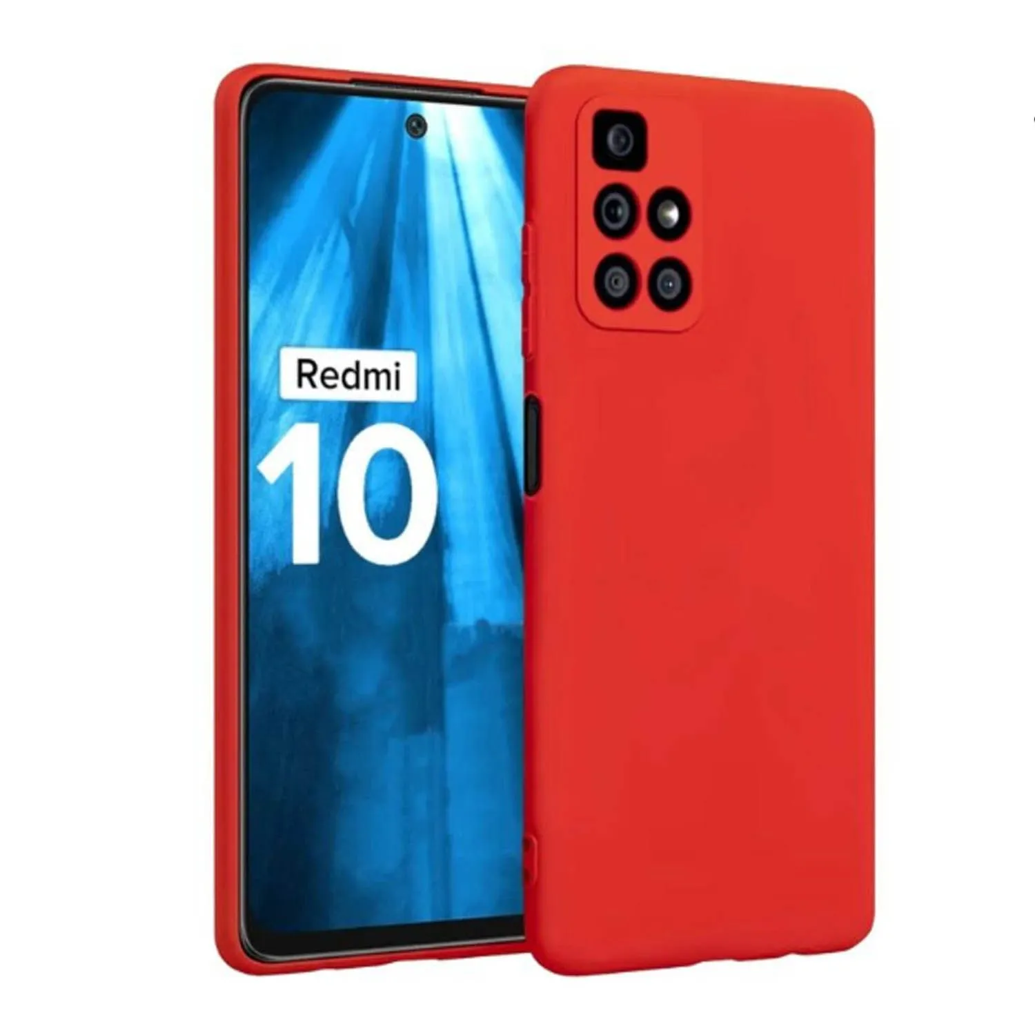 Силиконовый чехол FASHION CASE Xiaomi Redmi 10 (красный)