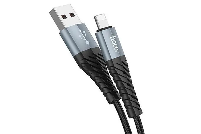 Кабель USB - Lightning HOCO X38 Cool, 0.25м (черный)
