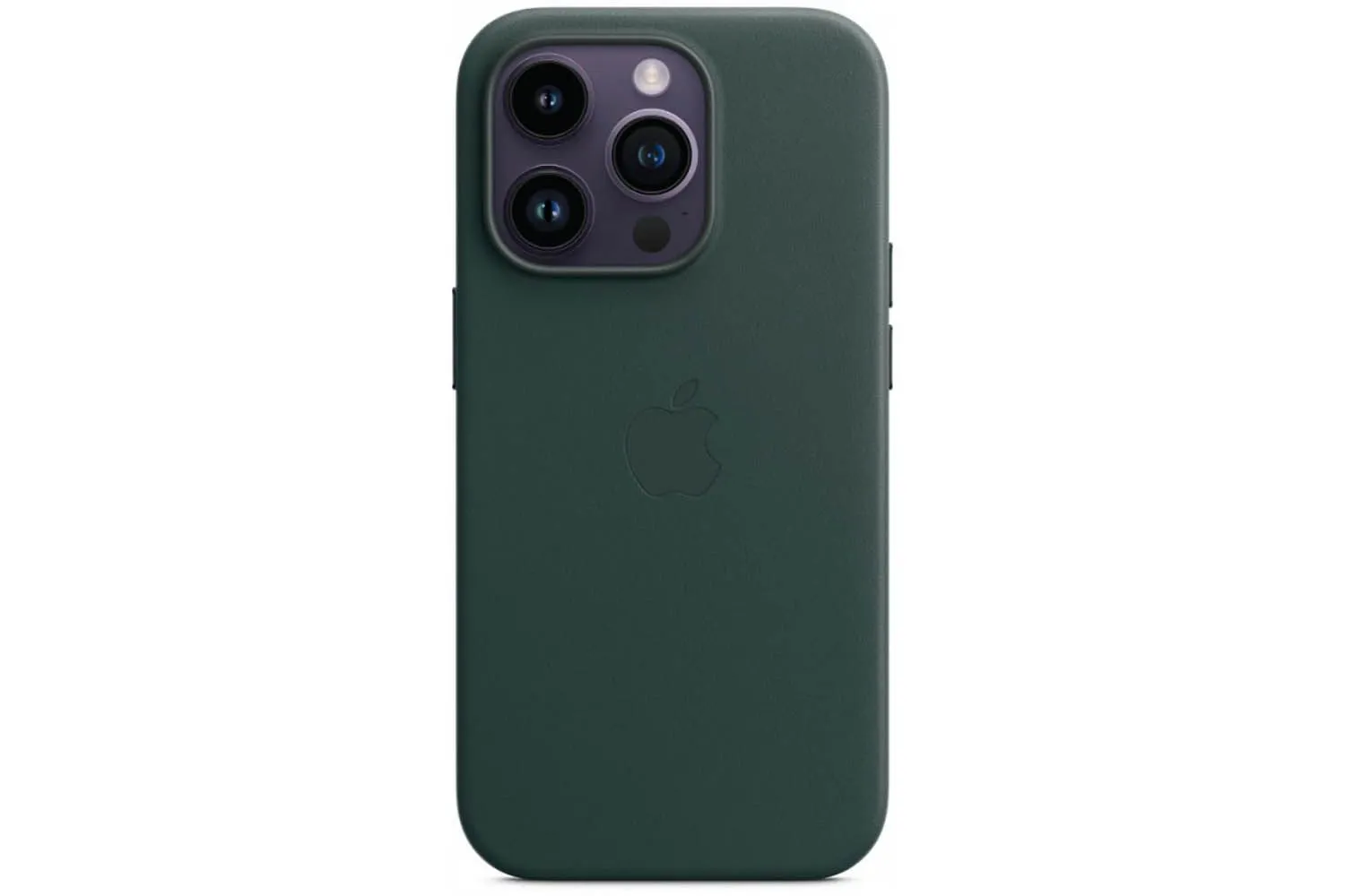 Кожаный чехол для Apple iPhone 14 Pro с MagSafe (зеленый)