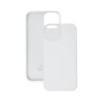 Чехол силиконовый для Apple iPhone 15 (белый)