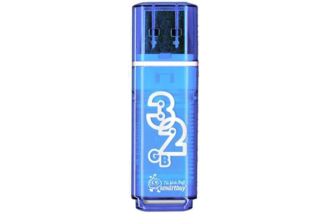 Флеш-накопитель USB 32GB SmartBuy Glossy (синий)