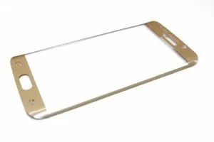 Противоударное стекло для дисплея Samsung Galaxy S6 Edge SM-G925F 3D с загнутыми краями(золото)