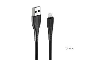 Кабель USB - Lightning BOROFONE BX37 Wieldy 2.4А, 1м (черный)