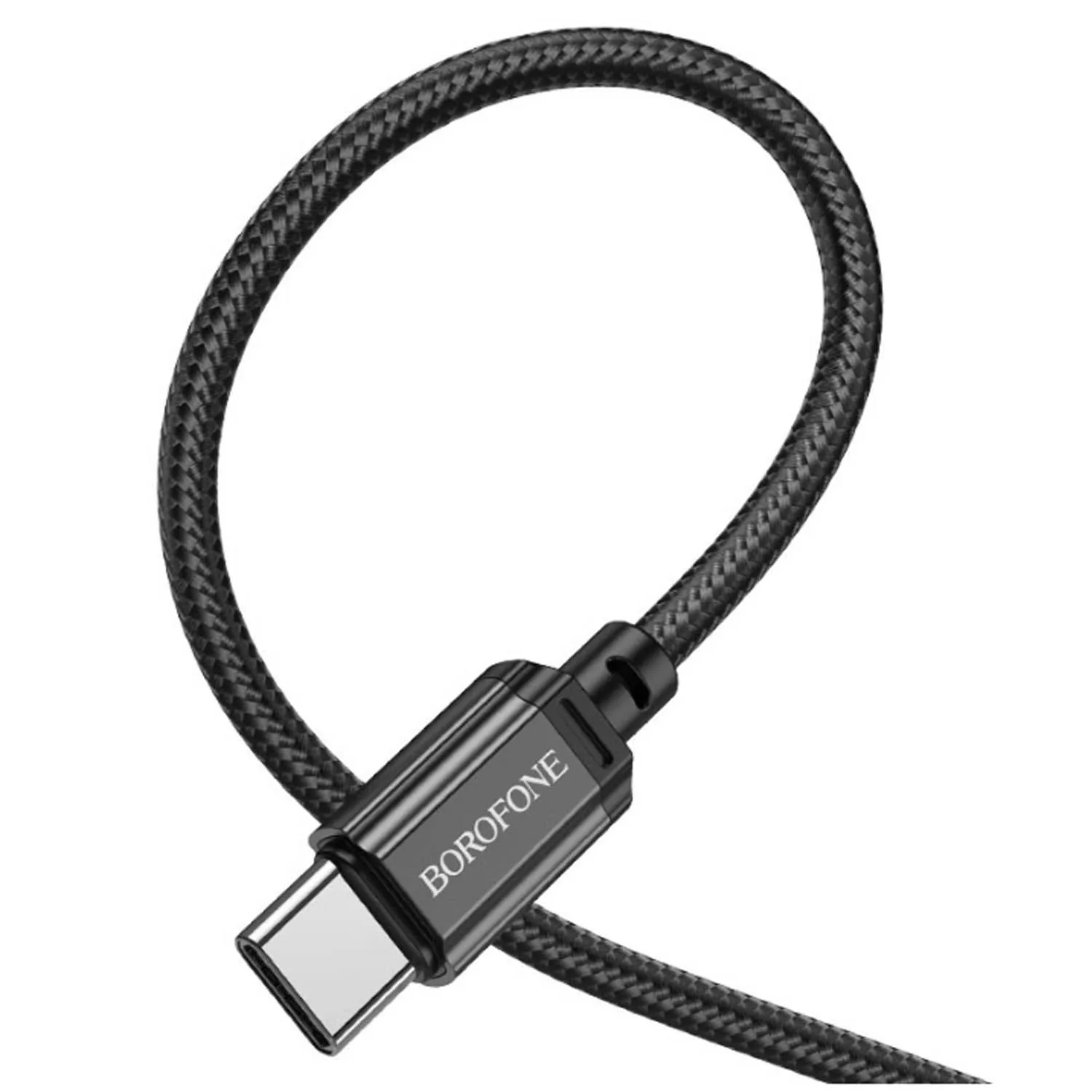 Кабель USB - Type-C BOROFONE BX87 Sharp 3A, 1 м (черный)
