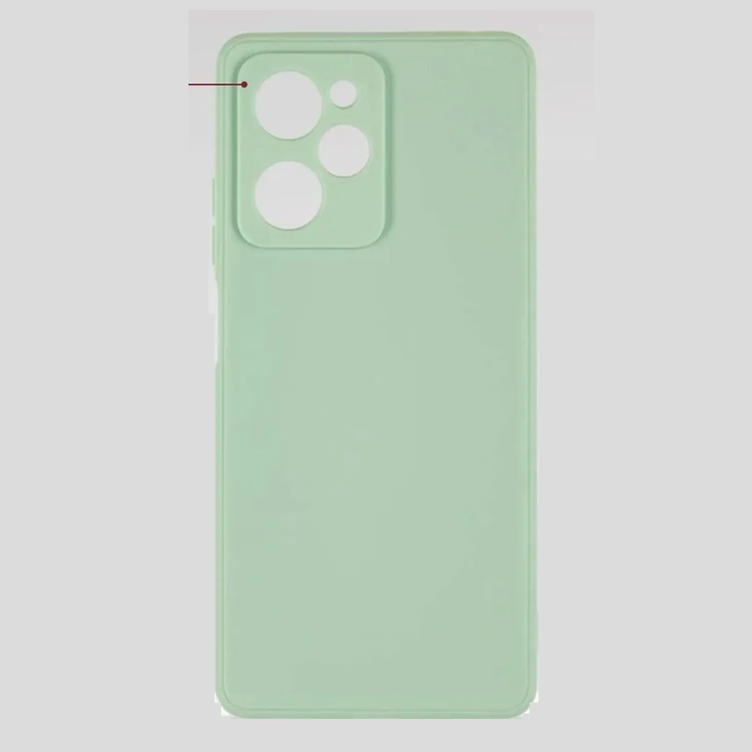 Cиликоновый чехол FASHION CASE Xiaomi POCO X5 PRO 5G (фисташковый)