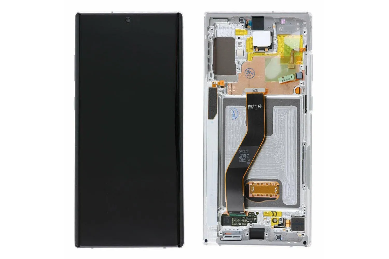 Дисплей Samsung Galaxy Note 10 Plus SM-N975F (серебро) Оригинал GH82-20838C, цена с установкой в АСЦ