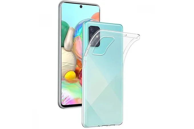 Чехол силиконовый FaisON для Samsung Galaxy M51, CA-16, тонкий, глянцевый (прозрачный)