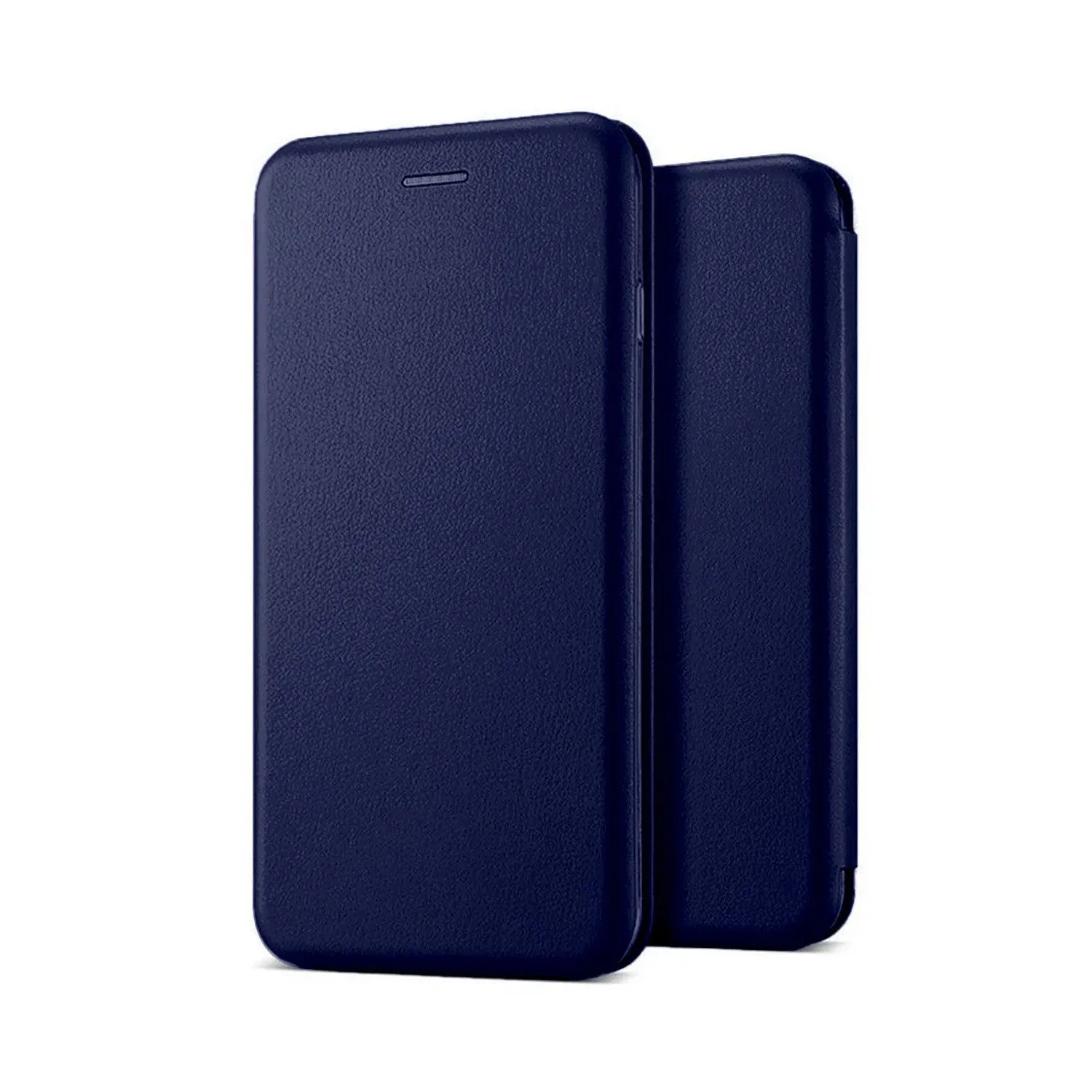 Чехол книжка для Apple iPhone X, iPhone XS (темно-синий)