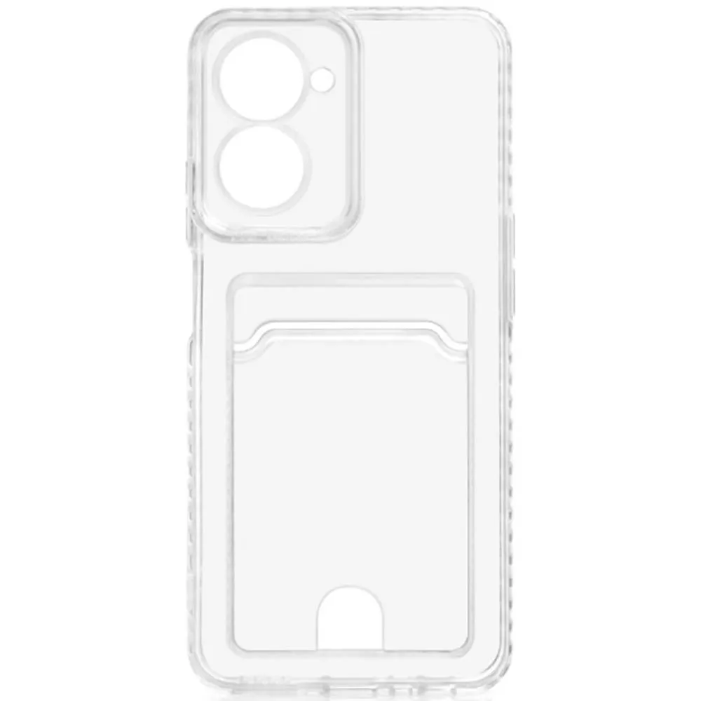 Силиконовый чехол с кармашком под карточку Realme C33 (2022)